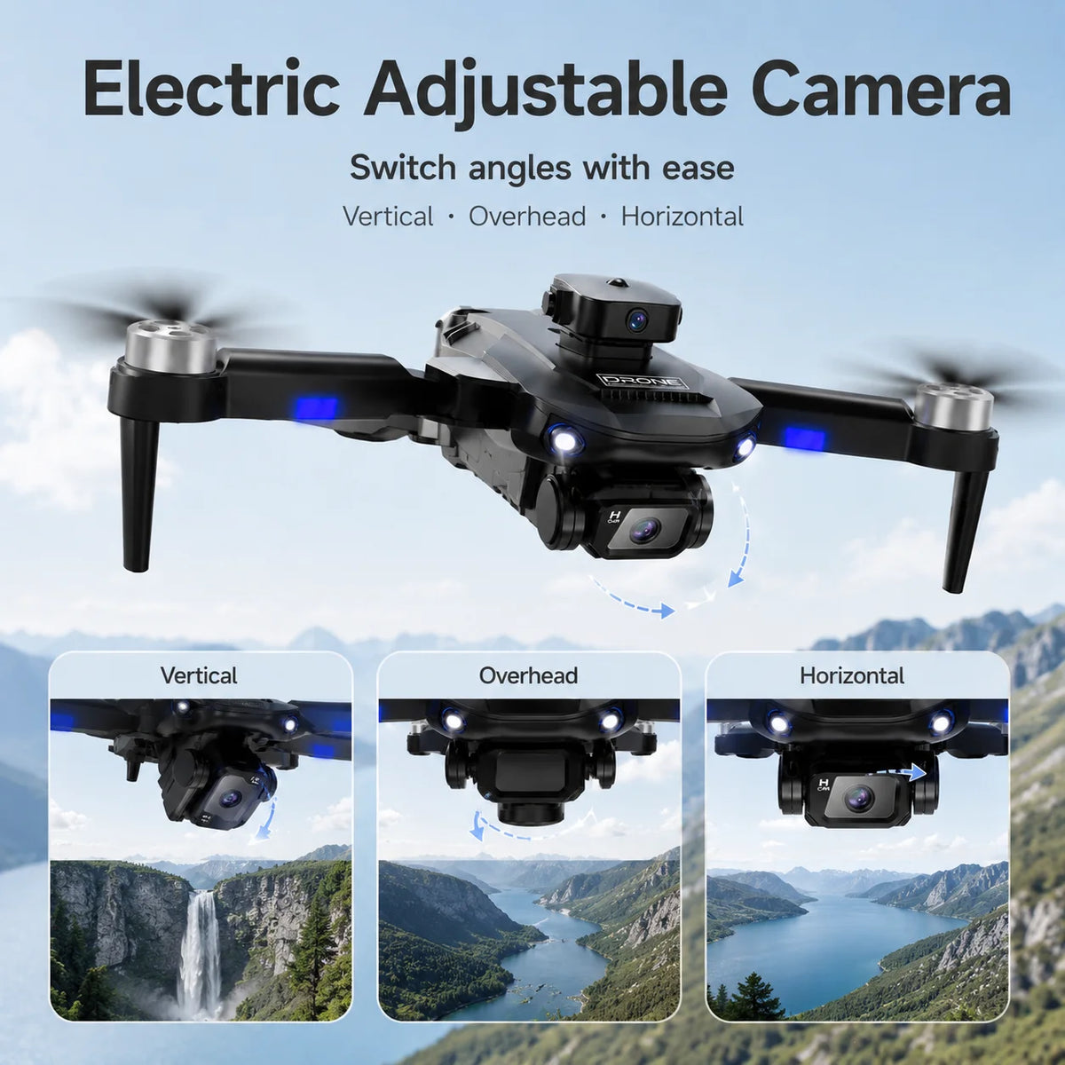 ZNLYRION Brushless Drone Featuring 4K Dual Camera And Obstacle Avoidance