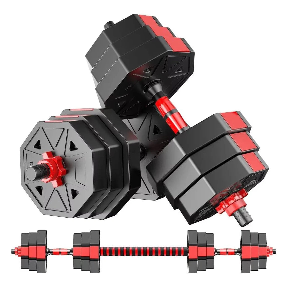 Professional Adjustable Dumbbell And Barbell Home Fitness Strength Set