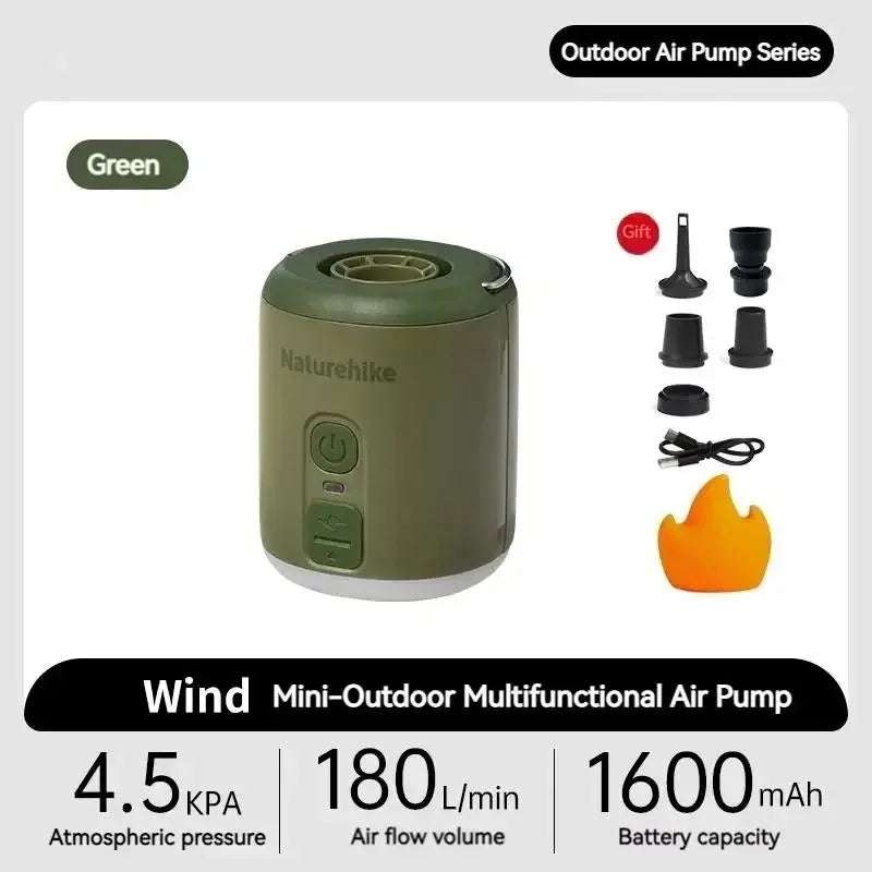 Naturehike Portable Rechargeable Air Pump For Camping Travel Gear