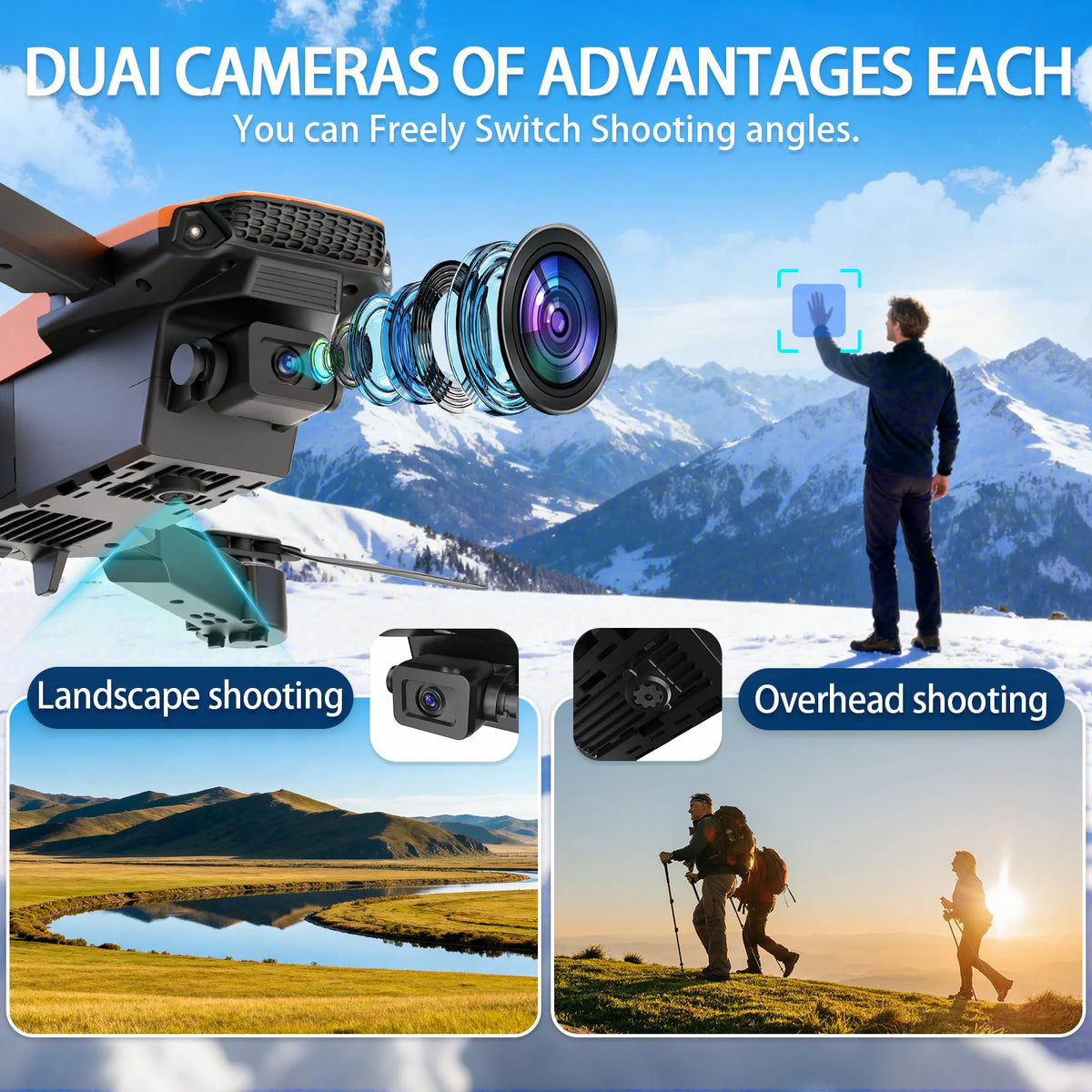 Professional HD Camera Foldable Quadcopter Drone For Beginners