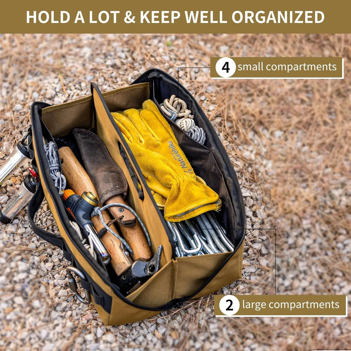 Naturehike Folding Tool Storage Bag Outdoor Camping Work Organizer