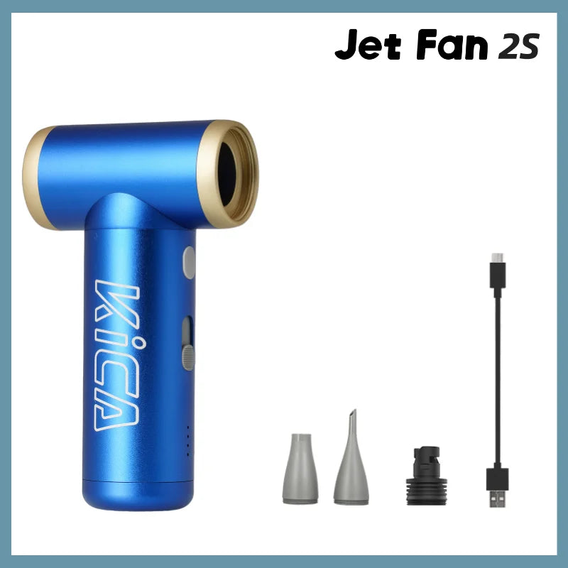 KICA JetFan 2S Portable Air Blower Rechargeable Aluminum Mini Fan
