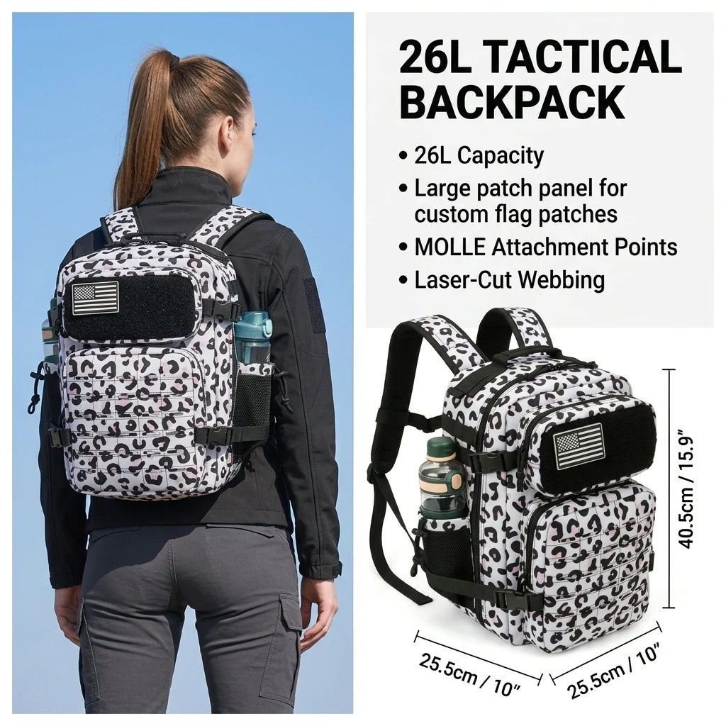 ReFire Gear Tactical Backpack With Molle System And Dual Cup Holder