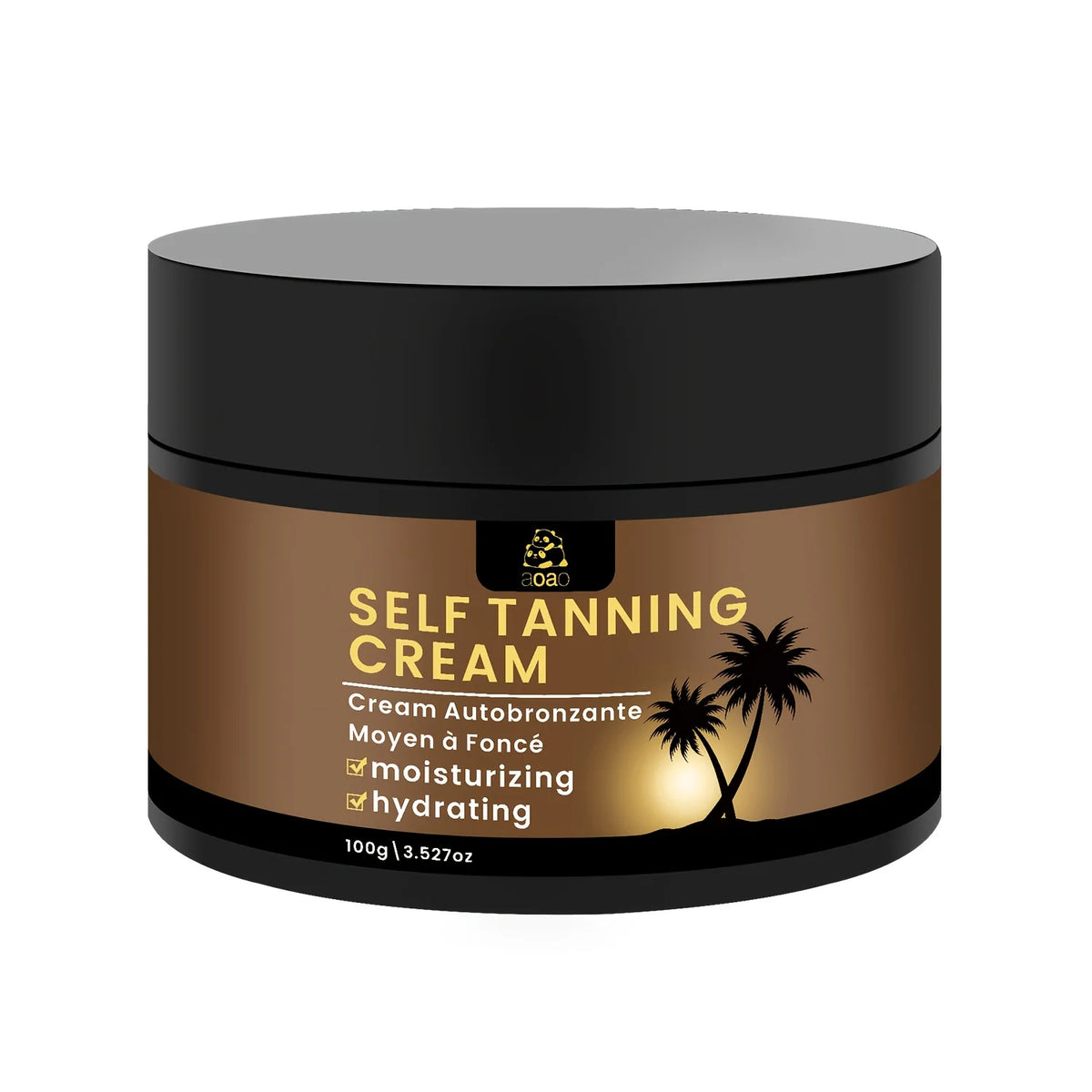 Aoao Self Tanning Cream With Aloe And Coconut Hydrating Moisturizer