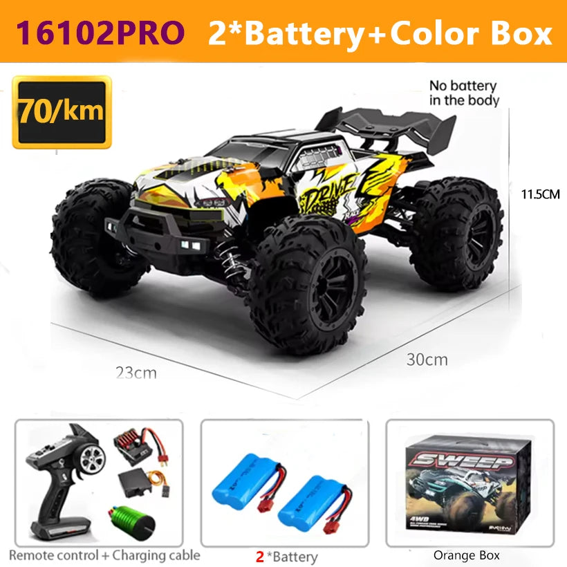 Four WD Brushless RC Racing Car With High Speed Remote Control
