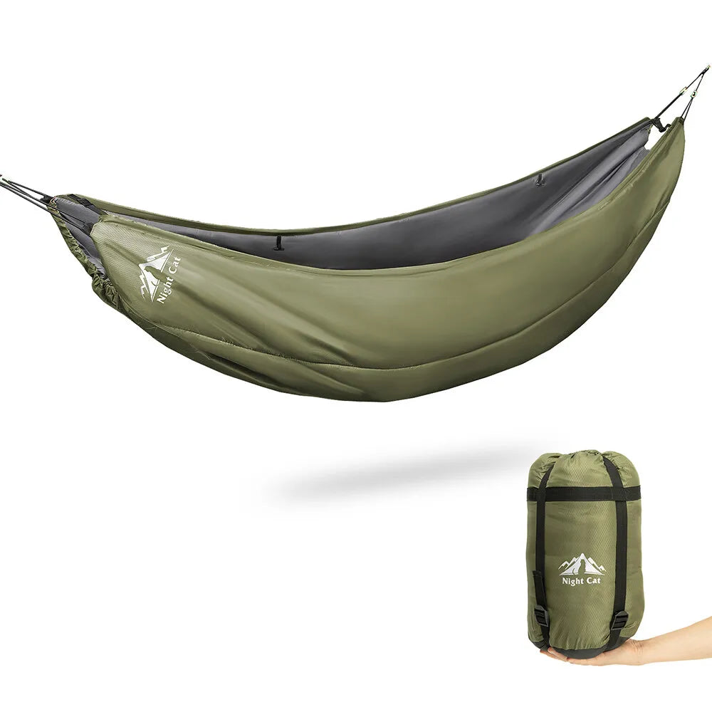 Night Cat Lightweight Hammock Underquilt Warm Insulated Sleep Blanket