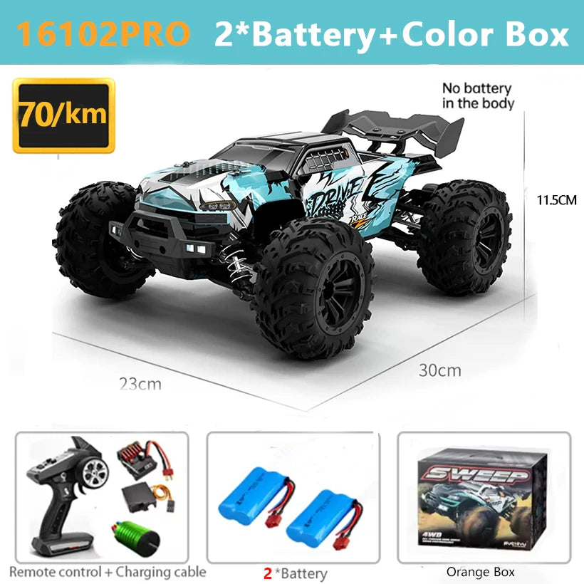 Four WD Brushless RC Racing Car With High Speed Remote Control