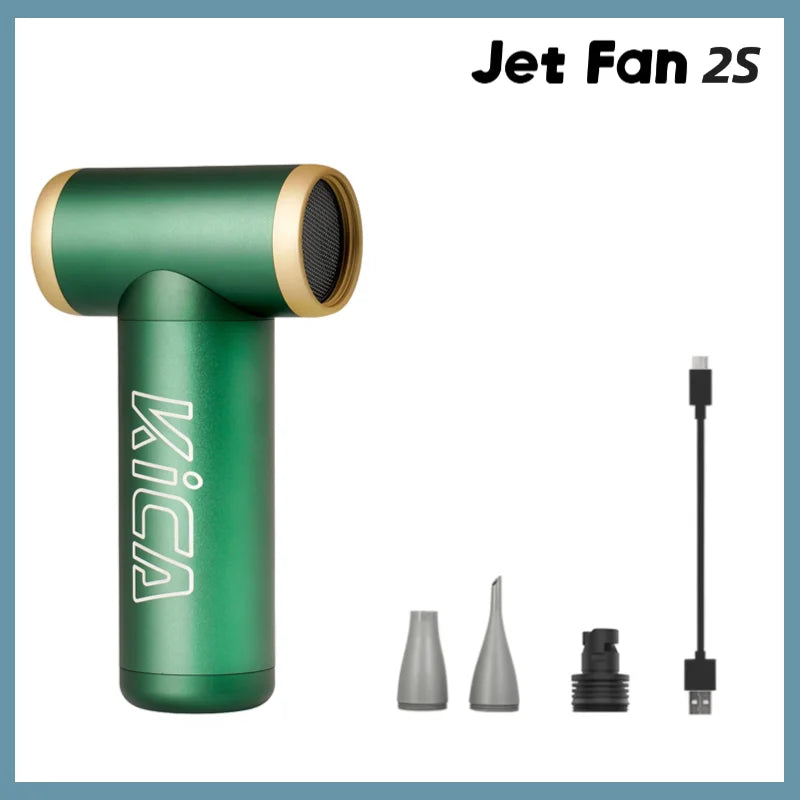 KICA JetFan 2S Portable Air Blower Rechargeable Aluminum Mini Fan