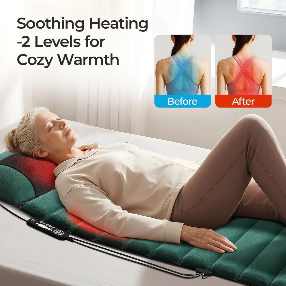 HOMEMASSA Full Body Vibration Massage Pad For Muscle Relaxation