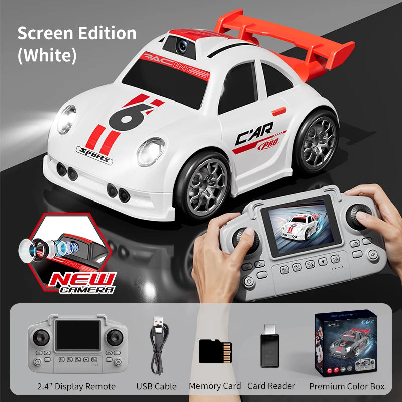 Mini 2.4G RC Car Featuring FPV Camera Wireless Drift Toy