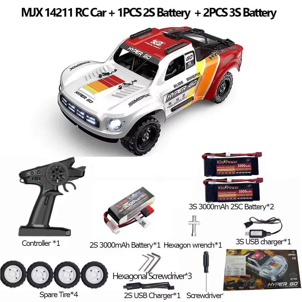 Jyscend 1/14 Scale Brushless 4WD Remote Control Racing Car