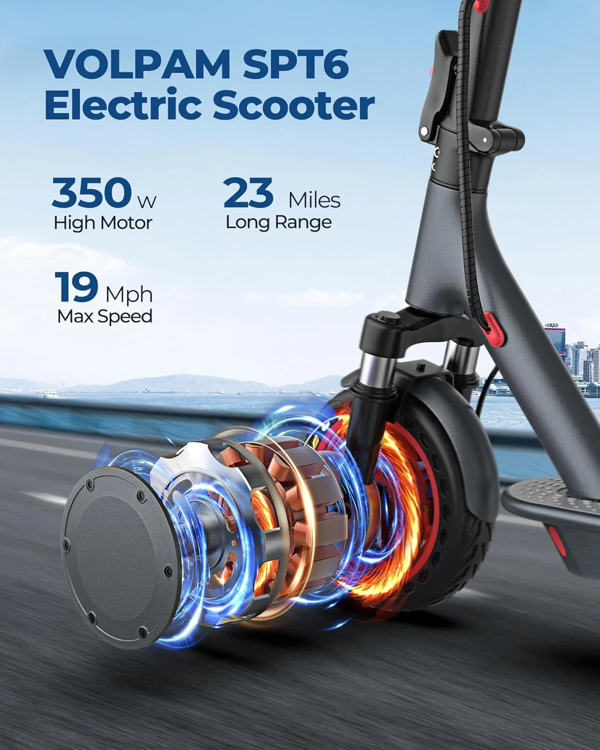 AOVOPRO Ap07 Electric Scooter Featuring Smart App Control Dual Shock