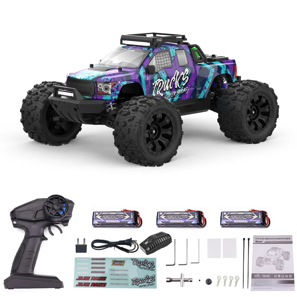 JIUSI PT14R Brushless 4WD Remote Control Off Road Car