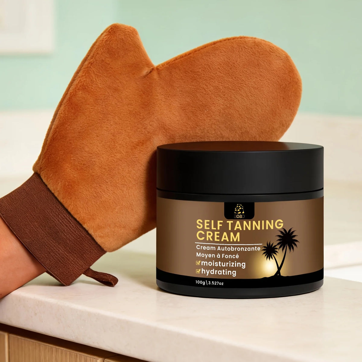 Aoao Self Tanning Cream With Aloe And Coconut Hydrating Moisturizer