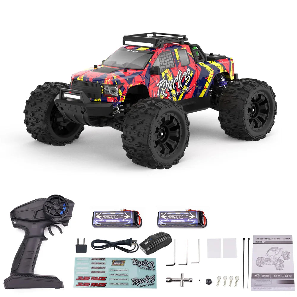 JIUSI PT14R Brushless 4WD Remote Control Off Road Car