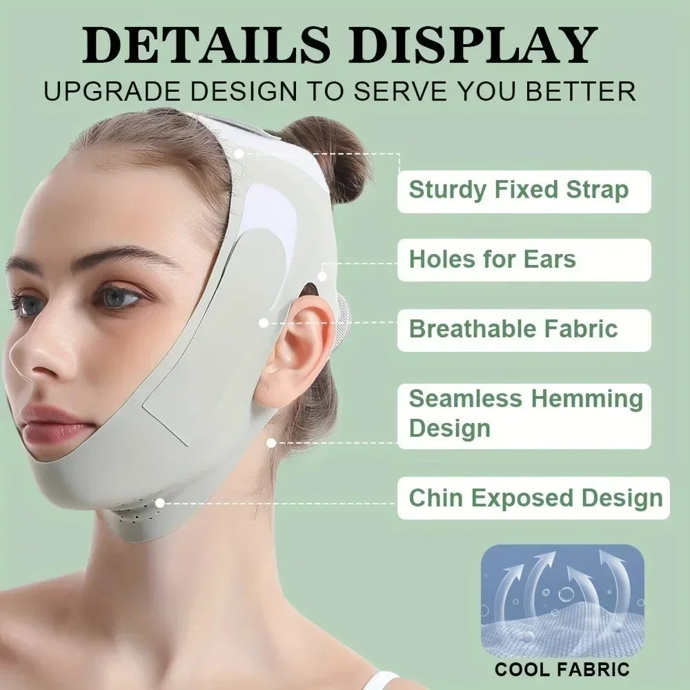 Adjustable V Shape Face Lift Band For Double Chin Reduction