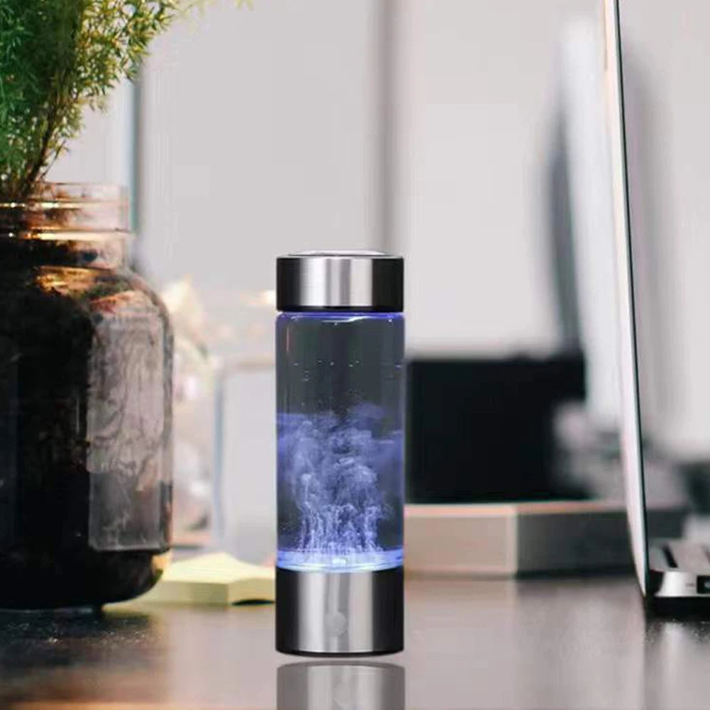 MOJOYCE Electric Hydrogen Water Generator Bottle for Home and Travel