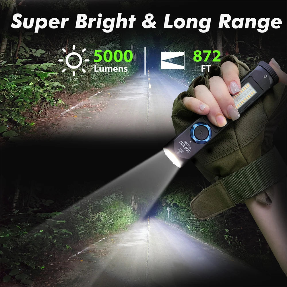 Sofirn IF23 PRO 5000LM XHP70B LED Flashlight USB C Rechargeable