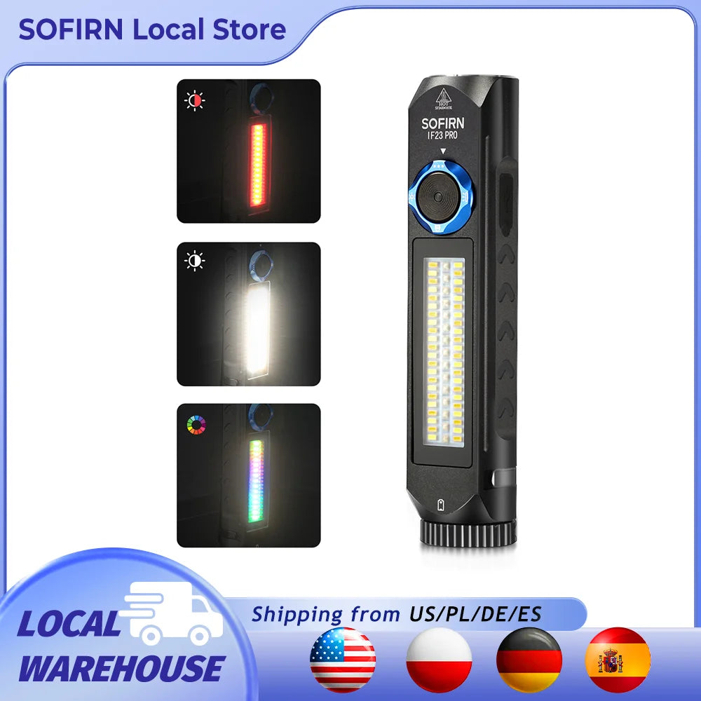 Sofirn IF23 PRO 5000LM XHP70B LED Flashlight USB C Rechargeable