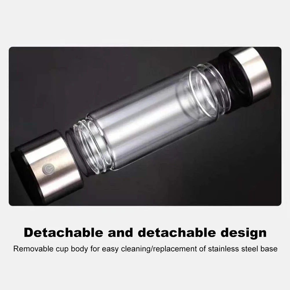 MOJOYCE Electric Hydrogen Water Generator Bottle for Home and Travel
