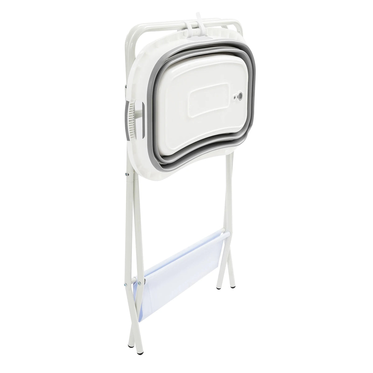 Collapsible Elevated Dog Wash Tub With Integrated Drainage Design