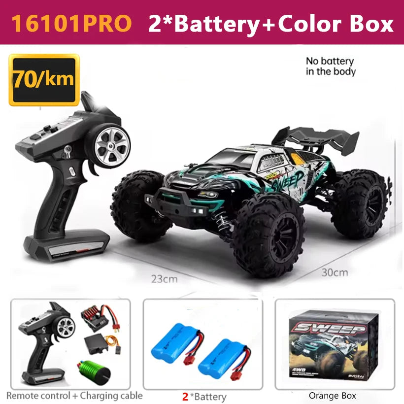 Four WD Brushless RC Racing Car With High Speed Remote Control