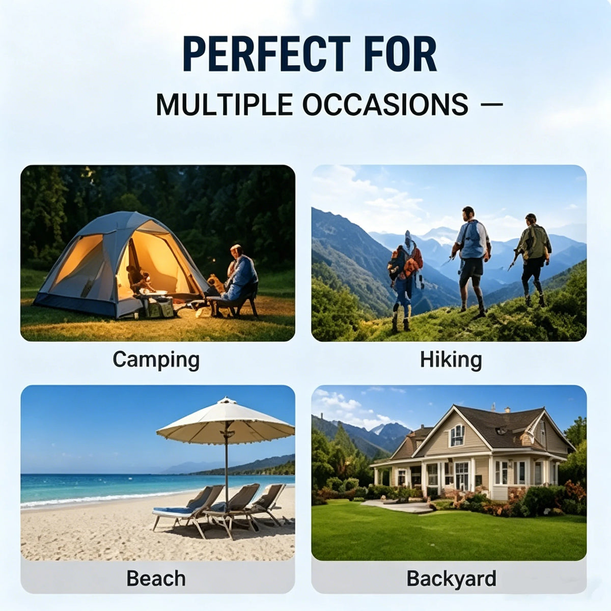 Portable Steel Folding Camping Cot With Thick Mattress And Pocket