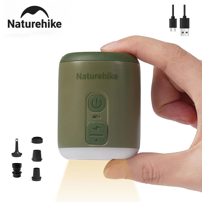 Naturehike Portable Rechargeable Air Pump For Camping Travel Gear