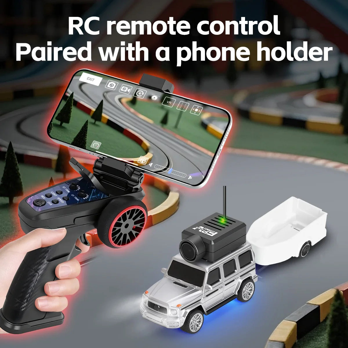 WLtoys Mini RC Racing Car With FPV Camera App Control