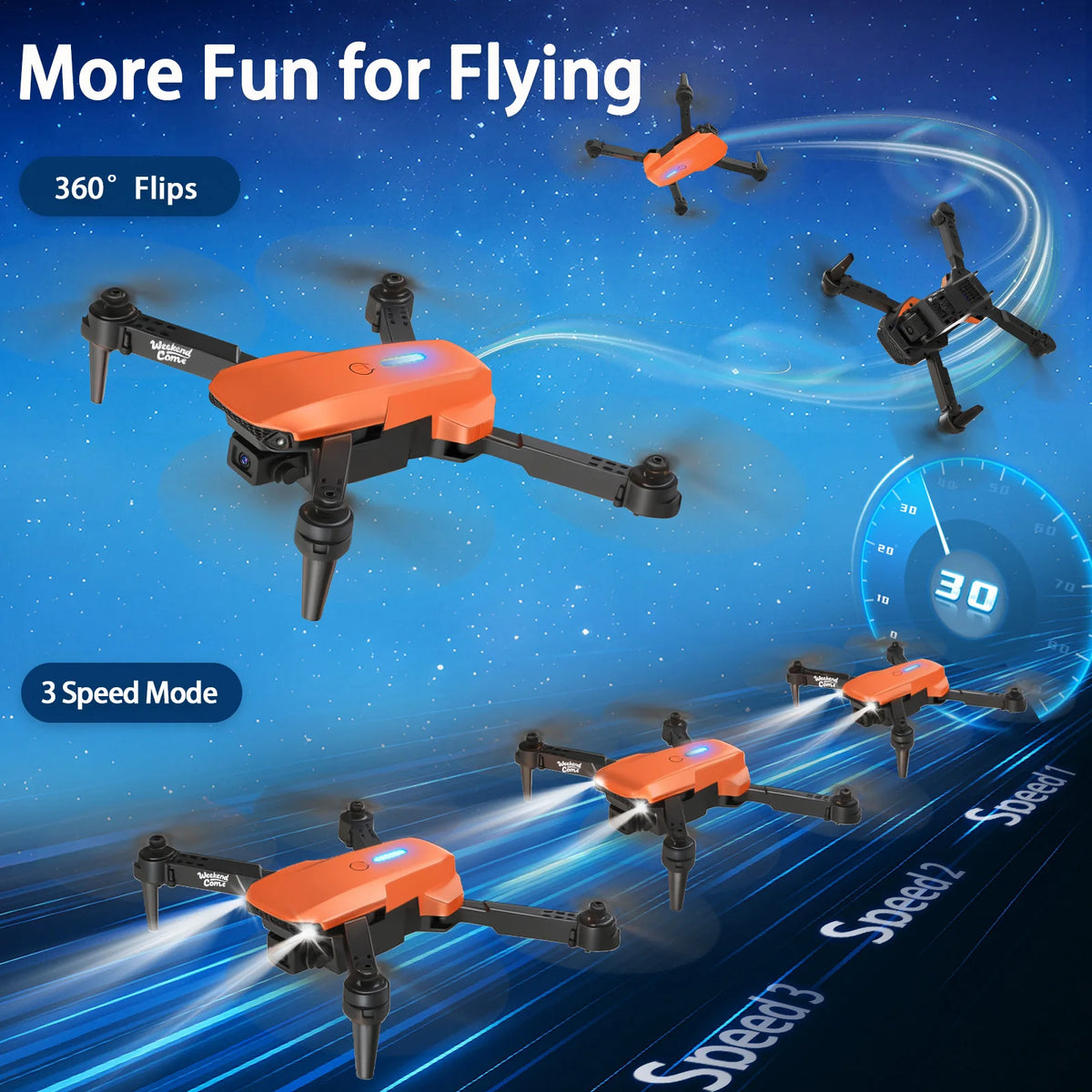 Professional HD Camera Foldable Quadcopter Drone For Beginners