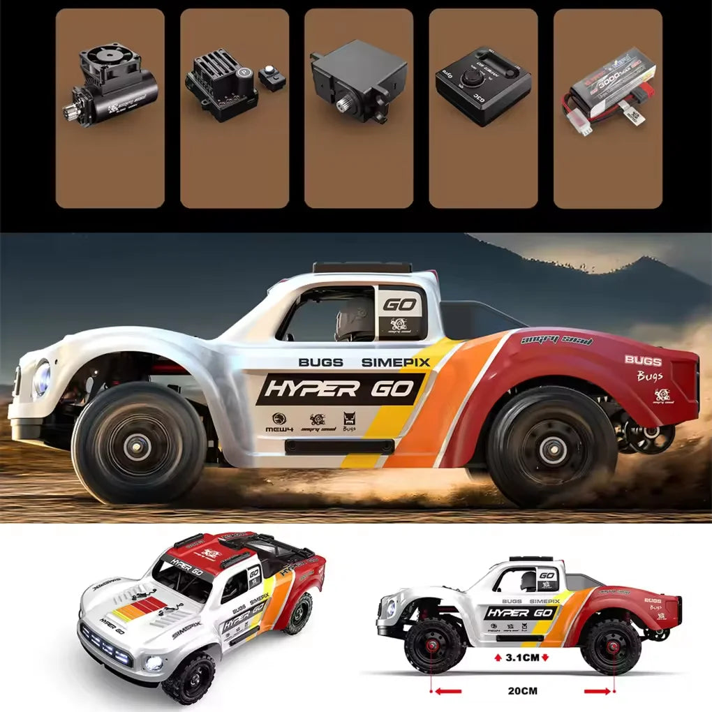 Jyscend 1/14 Scale Brushless 4WD Remote Control Racing Car