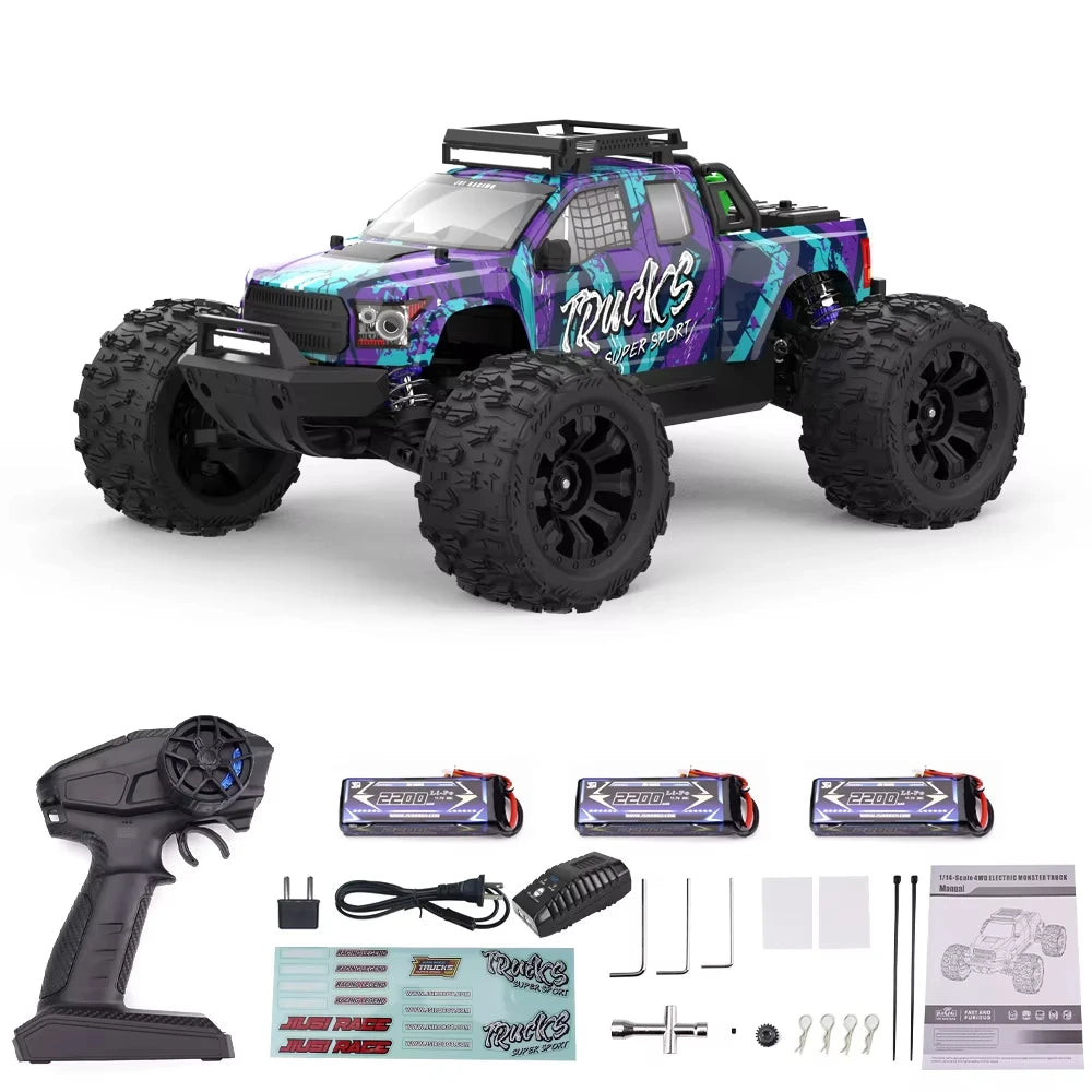 JIUSI PT14R Brushless 4WD Remote Control Off Road Car