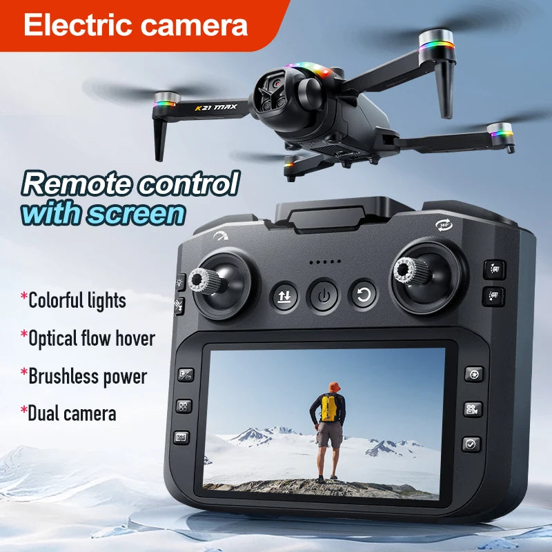 Evanoym K21MAX Screen Drone Optical Flow and Auto Return Home