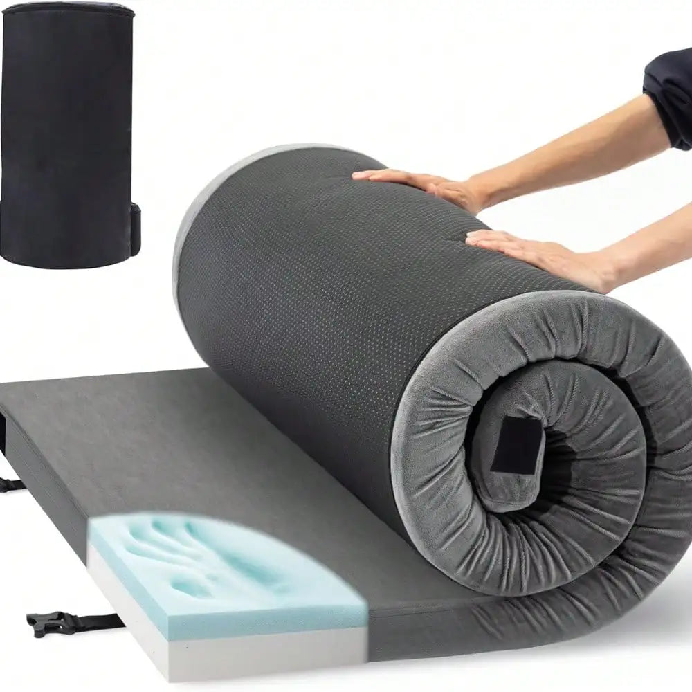 Waterproof Roll Up Memory Foam Camping And Travel Pad