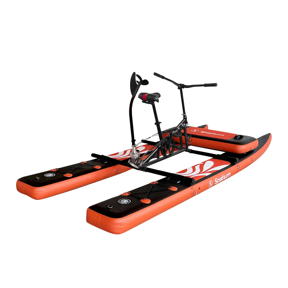 Spatium Inflatable Pontoon Water Bike for Lake Adventures