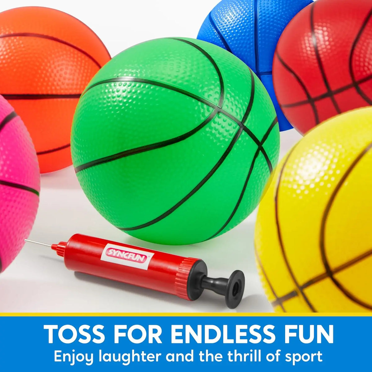 Joyfy Mini Basketballs for Kids Indoor Hoop Play and Gifts