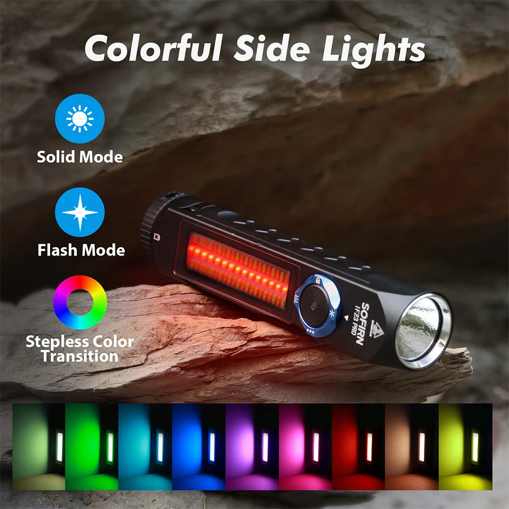 Sofirn IF23 PRO 5000LM XHP70B LED Flashlight USB C Rechargeable