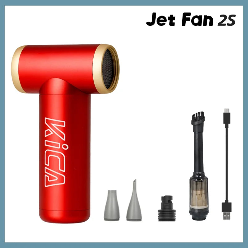 KICA JetFan 2S Portable Air Blower Rechargeable Aluminum Mini Fan
