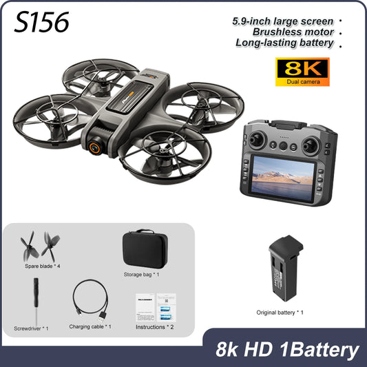 ZNLYRION 8K Drone With Dual Camera Brushless Motor And Remote