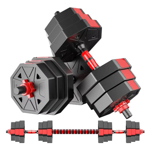 Professional Adjustable Dumbbell And Barbell Home Fitness Strength Set