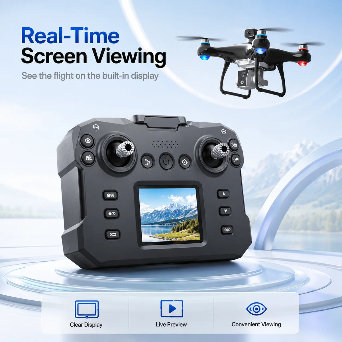 ZNLYRION Brushless Drone Featuring 360 Obstacle Avoidance And Dual Camera