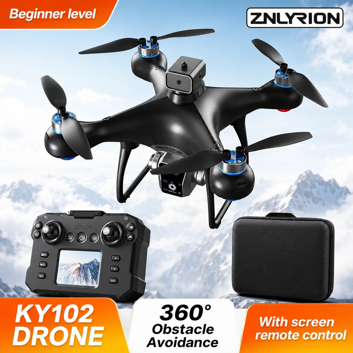 ZNLYRION Brushless Drone Featuring 360 Obstacle Avoidance And Dual Camera