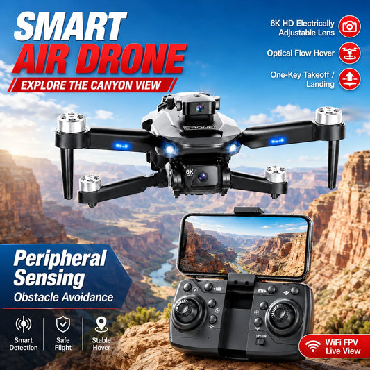 ZNLYRION Brushless Drone Featuring 4K Dual Camera And Obstacle Avoidance