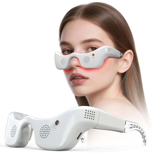 Jitesy LED Eye Massager With Hot Cold Light Therapy