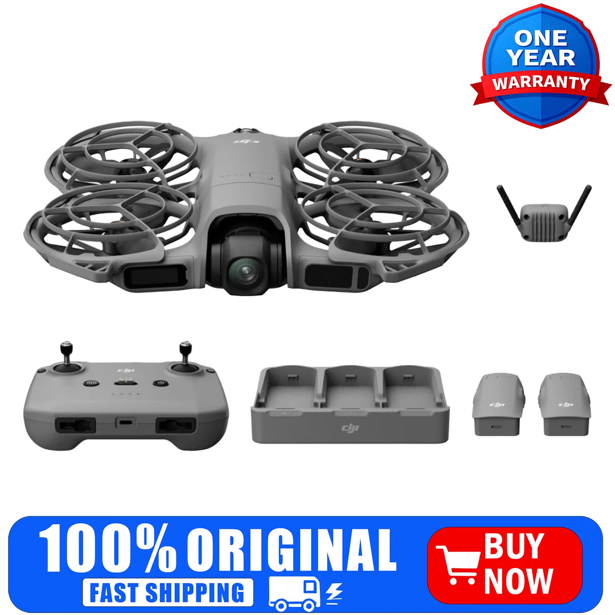 DJI Neo 2 Fly More Combo 4K Camera Drone Bundle