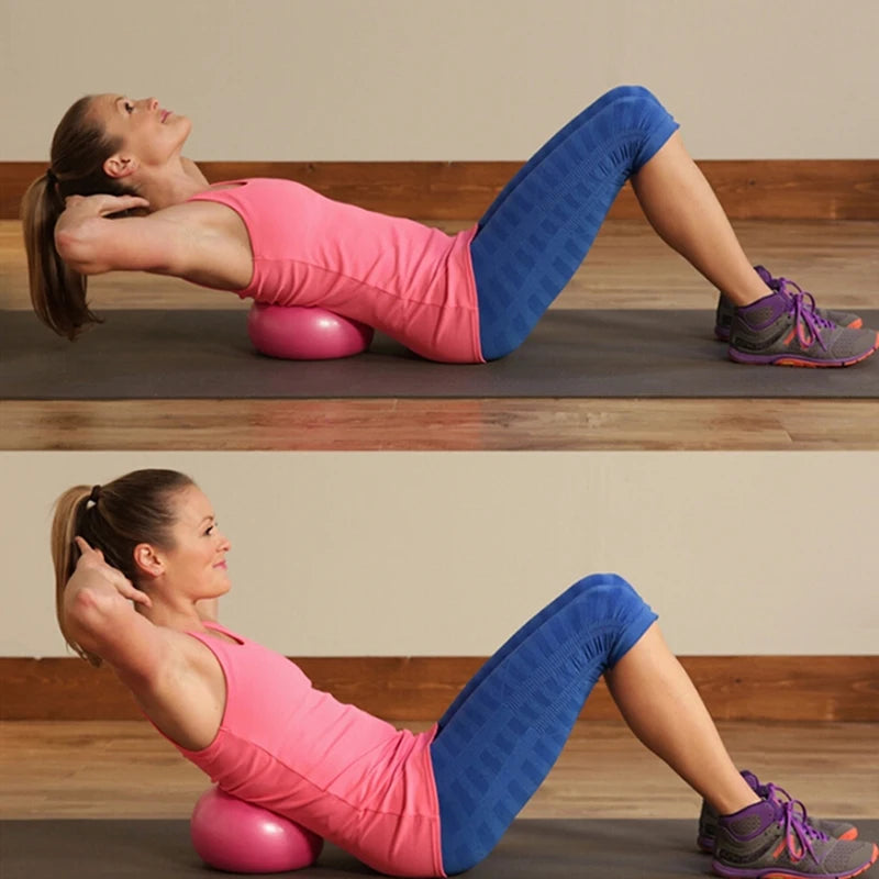 Smooth Yoga Ball for Home Training and Fitness Balance Exercises