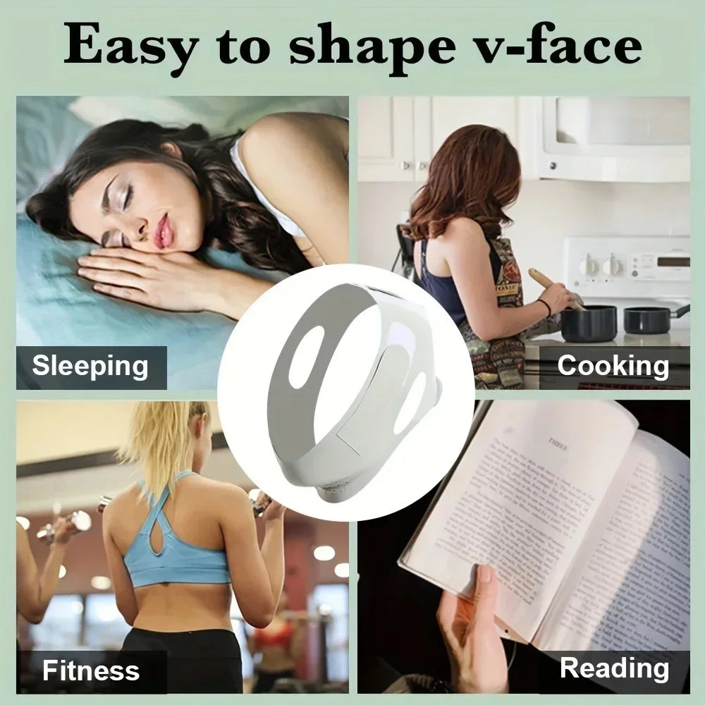 Adjustable V Shape Face Lift Band For Double Chin Reduction