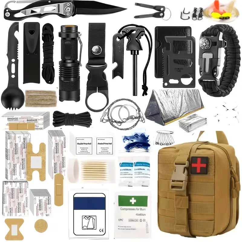 Portable Emergency Survival And First Aid Kit For Daily Safety