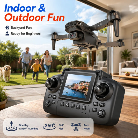 ZNLYRION Foldable FPV Drone With Dual Camera And Remote Control
