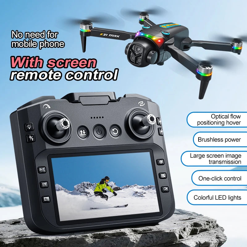 Evanoym K21MAX Screen Drone Optical Flow and Auto Return Home